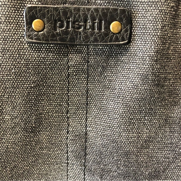 Pistil The Sure Thing Tote bag mottled canvas and faux leather accents OS - Picture 5 of 10